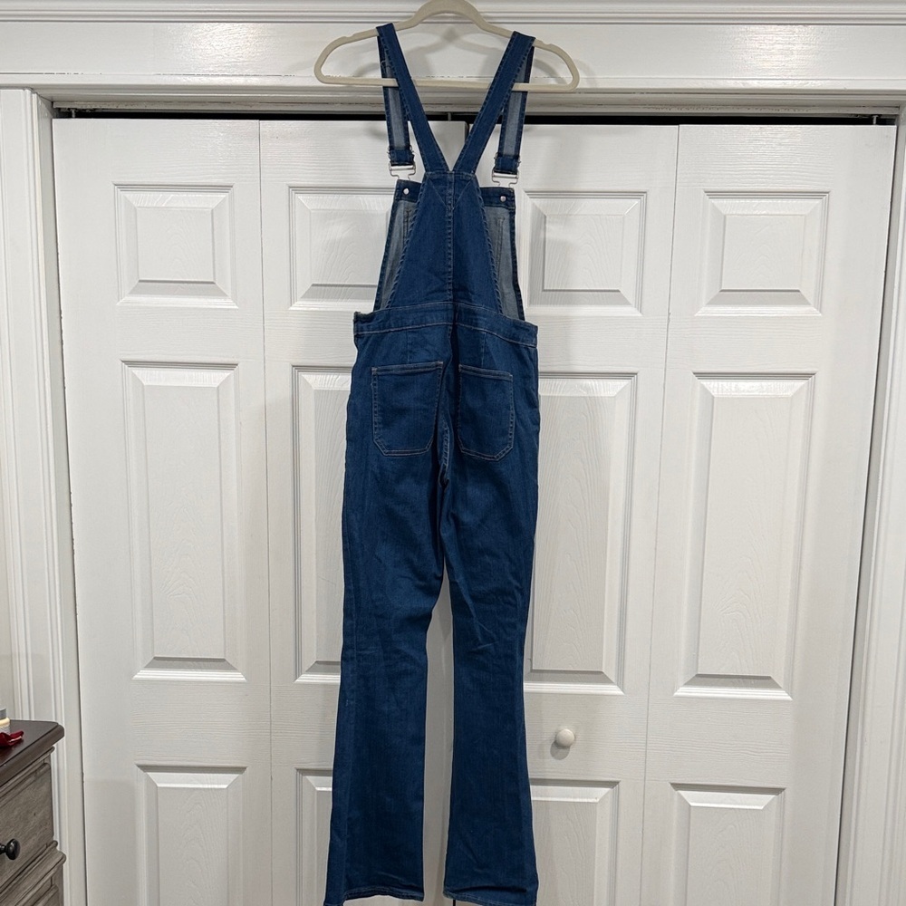 Gap Stretchy Skinny Flare Overalls - Picture 4 of 5